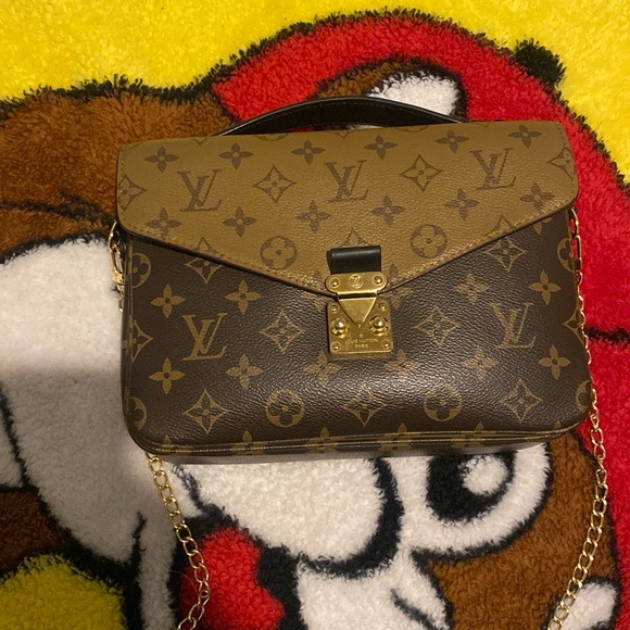 Handbags - LV Reverse Monogram Pochette Metis 1:1 Mirror Quality REAL LEATHER